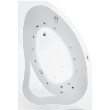 Wanna z hydromasażem narożna IMPALA 145x95 cm