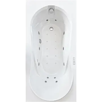 Wanna z hydromasażem prostokątna IVEA 140x75 cm