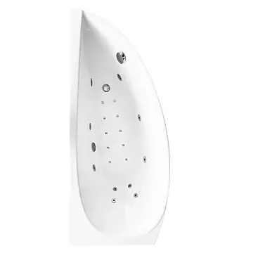 Wanna z hydromasażem narożna - Avocado 160x75 cm