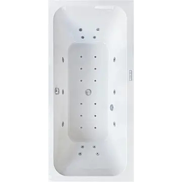 Wanna z hydromasażem prostokątna VESSA DUO 190x90 cm
