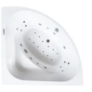 Wanna z hydromasażem symetryczna BERNO 140x140 cm