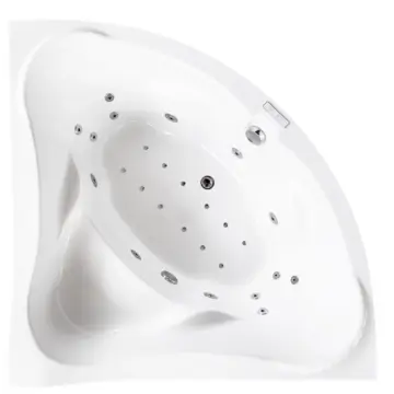 Wanna z hydromasażem symetryczna IVEA 140x140 cm