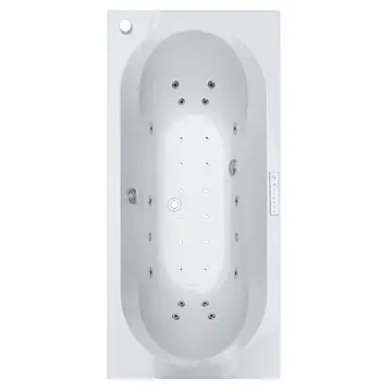 Wanna z hydromasażem prostokątna ORIA DUO 170x80 cm