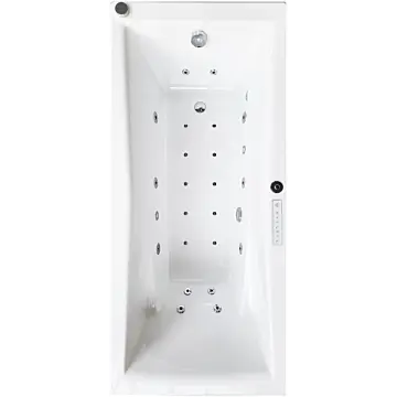 Wanna z hydromasażem prostokątna KOMFI 170x75 cm